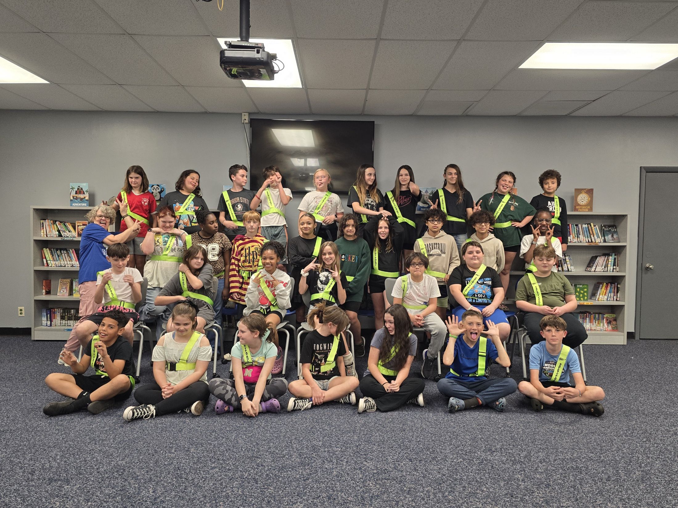 safety patrol - <p>Moon Lake Elementary</p>