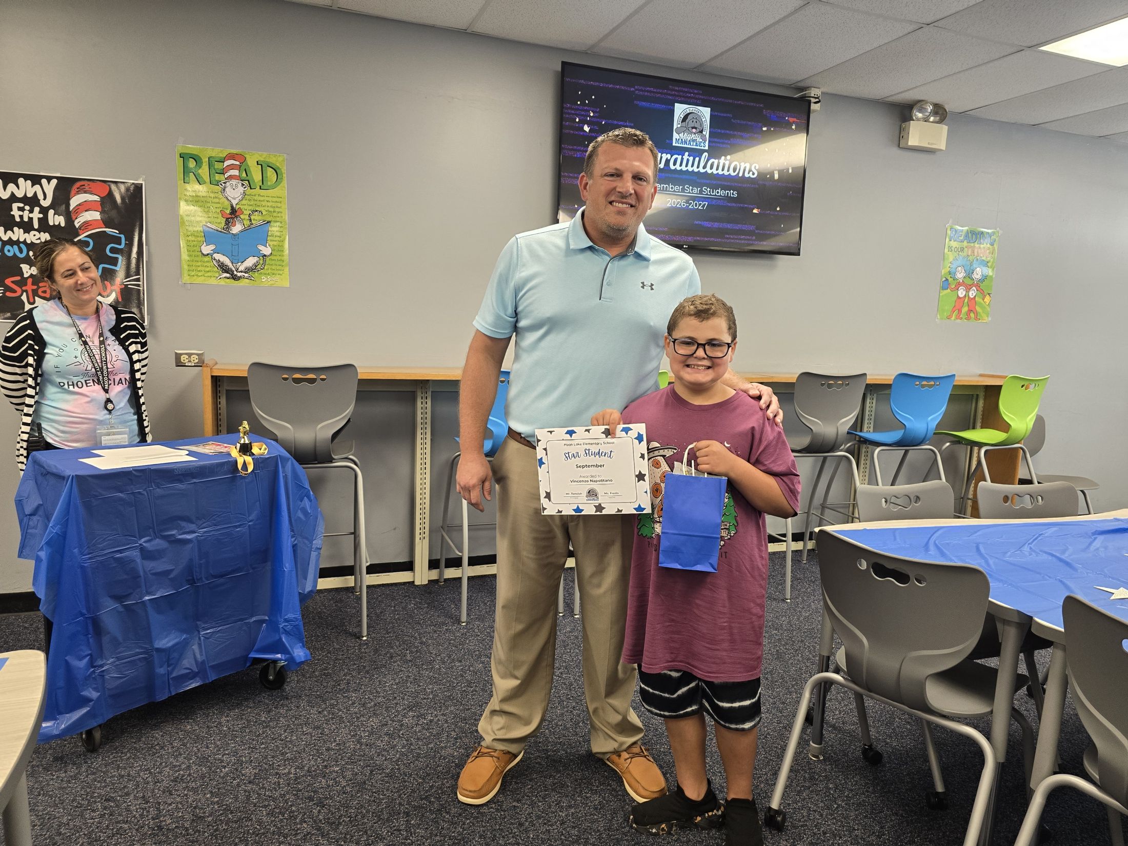 STAR Student/Student of the month!!  Vincenzo Napolitano - <p>Moon Lake Elementary</p>